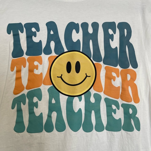 Retro Teacher T-Shirt - Picture 1 of 3